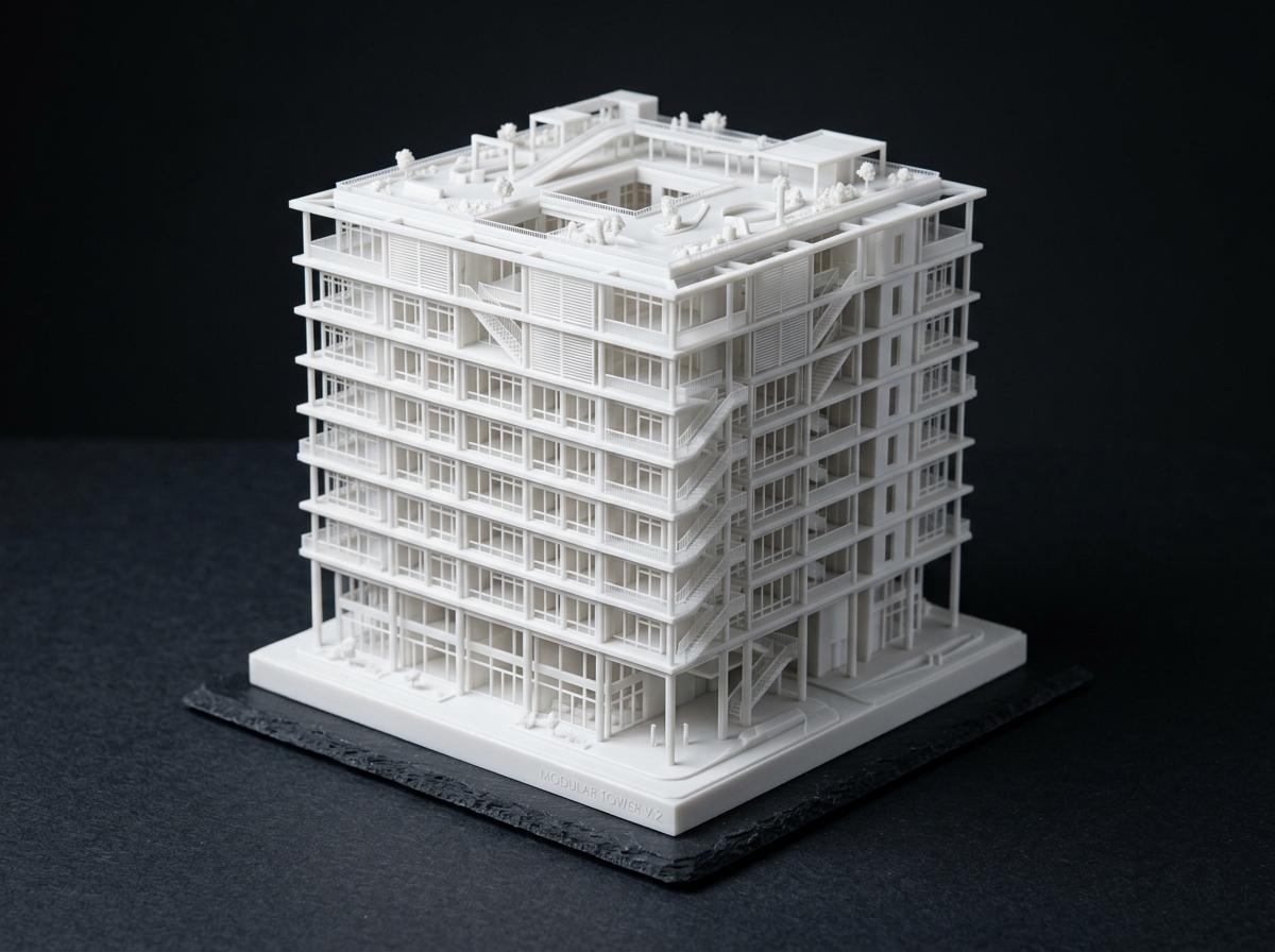 Maquete Arquitetônica em Resina SLA