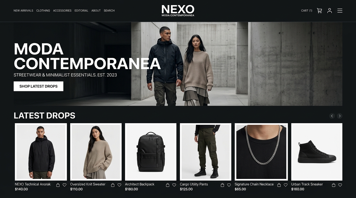NEXO Moda ContemporÃ¢nea - Loja Virtual